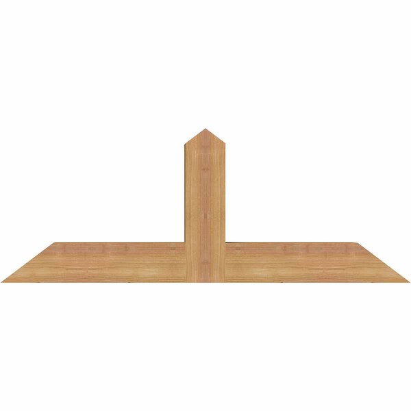 Ekena Millwork Portland Smooth Timber Gable Bracket, Western Red Cedar, 36"W x 13"H x 3 1/2"D x 3 1/2"F, 9/12 Pitch GBW036X13X0404POR00SWR - main